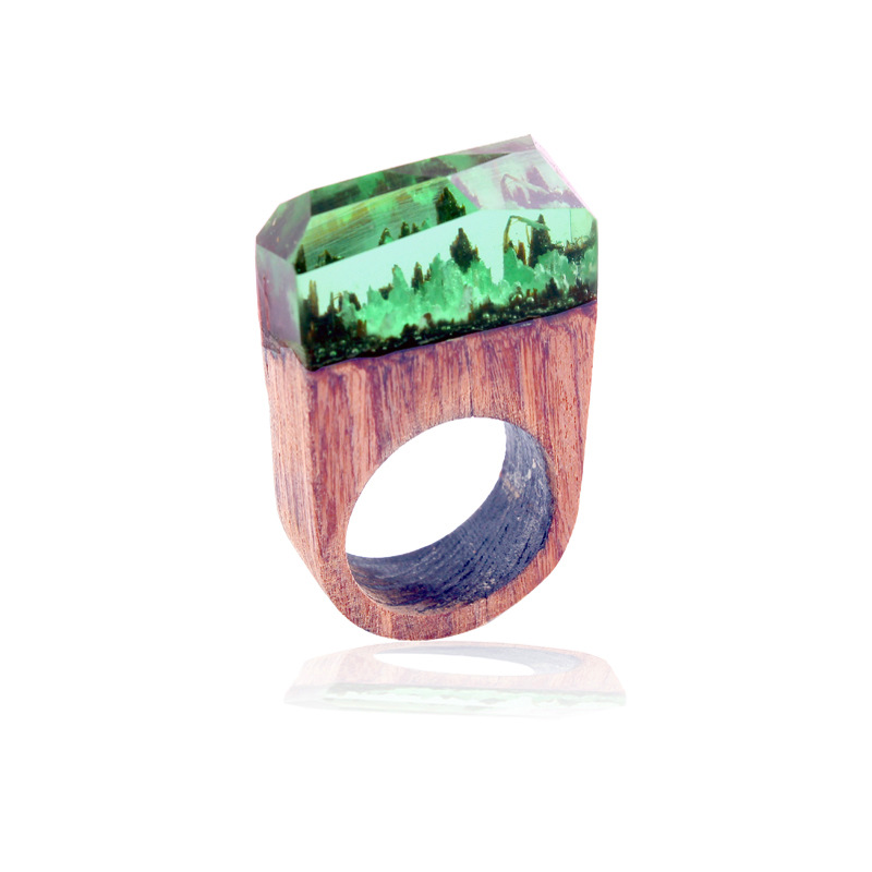 Hand-grinding ring resin ring