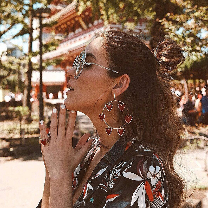 Bohemian love earrings