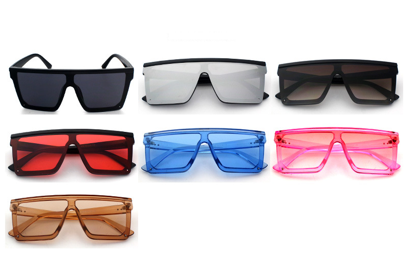 Title 3, Large-frame square Sunglasses