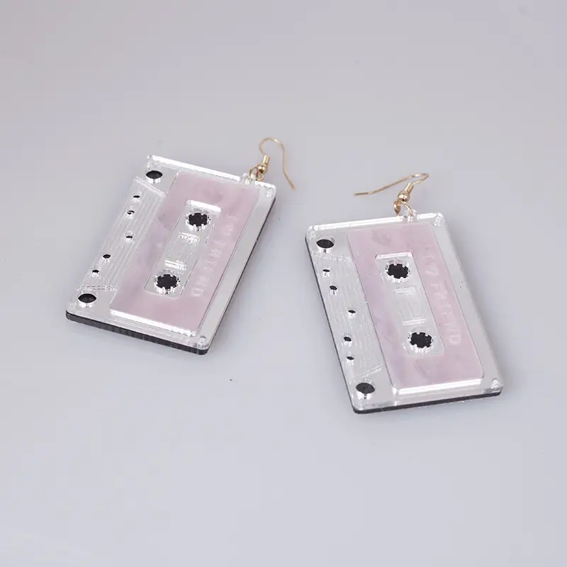 Stereo tape power flow minimalist personality earpin