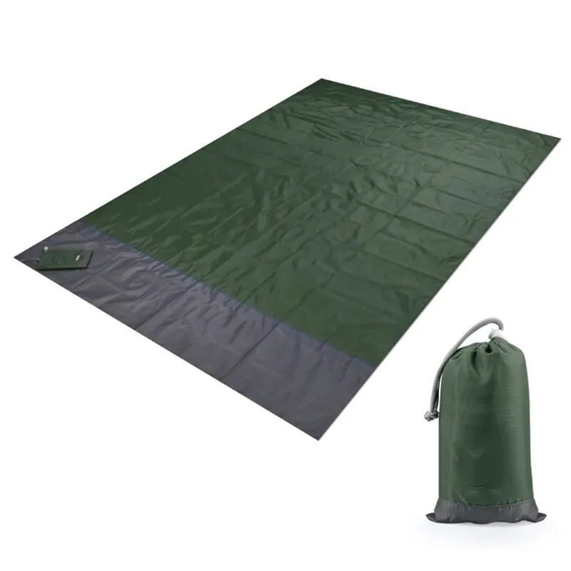 Portable Waterproof Picnic Mat Beach Mat Pocket Blanket – image 6