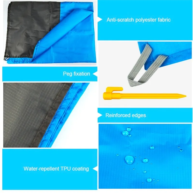 Portable Waterproof Picnic Mat Beach Mat Pocket Blanket – image 4