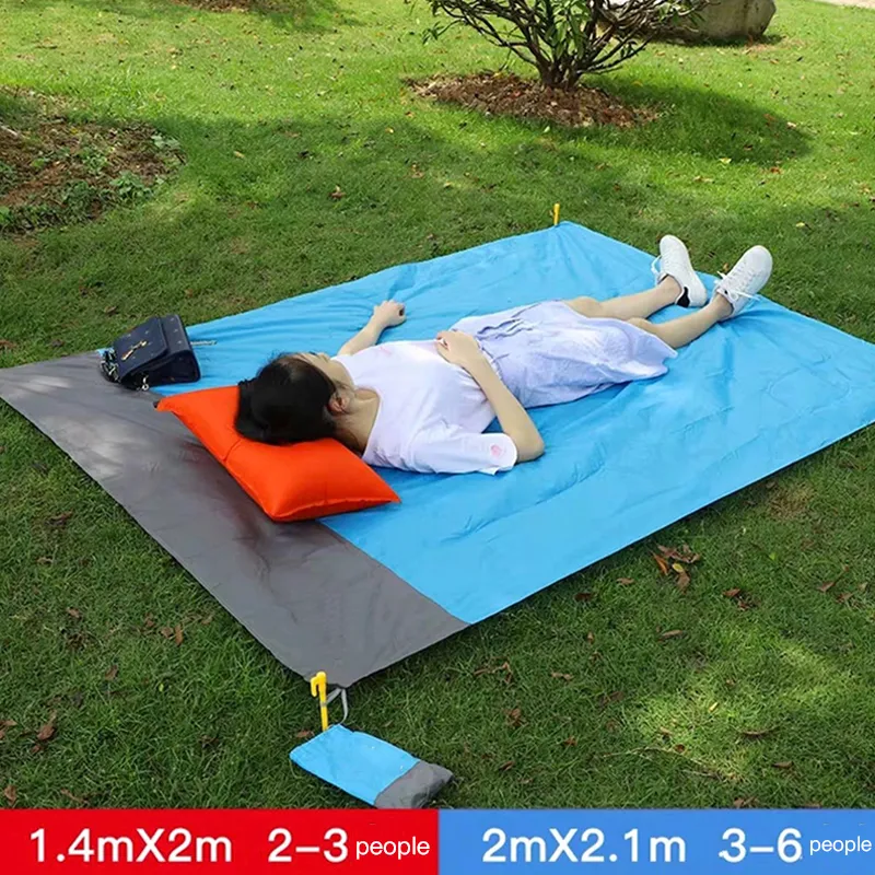 Portable Waterproof Picnic Mat Beach Mat Pocket Blanket – image 2