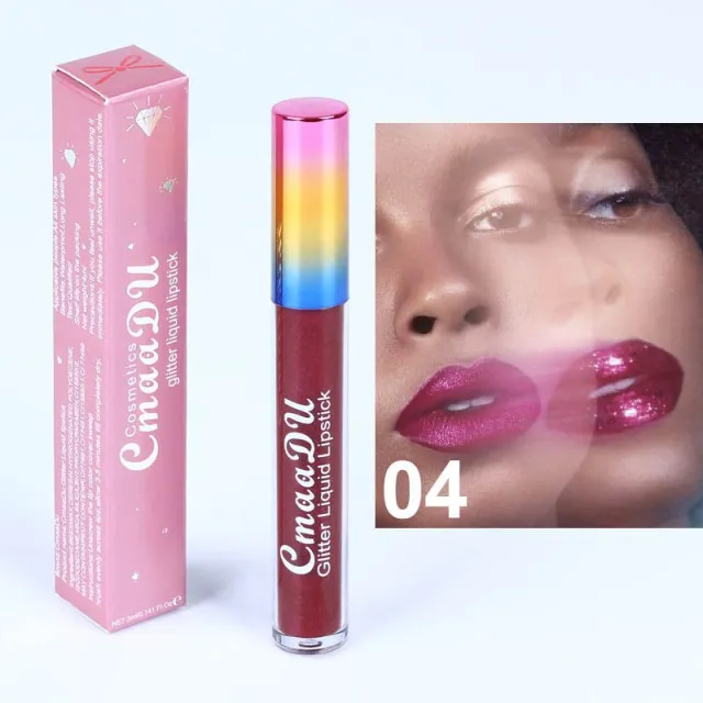 Symphony shiny matte metal lip gloss lipstick 04 Style - Shop at LoveMi