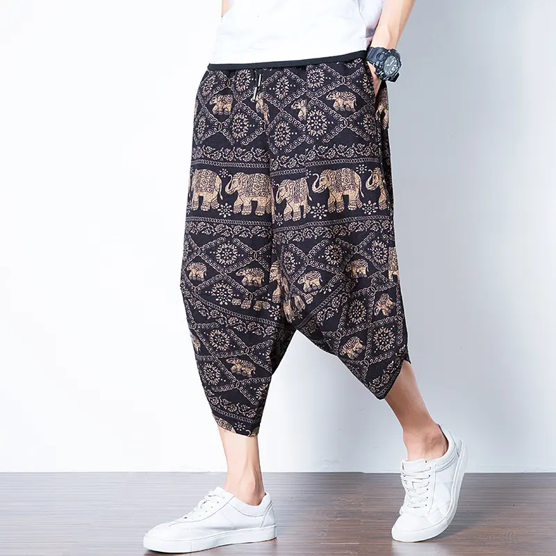 Chinese Style Retro Large Size Nepalese Pants Thai Personality