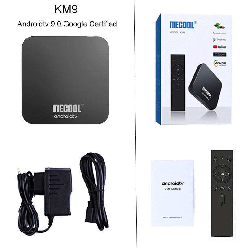 MECOOL KM9 PRO ATV – Google Certified 4K Android TV Box | 4GB RAM | 32G