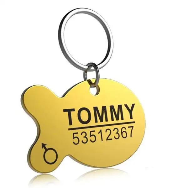 Print on Demand Pet Titanium Steel Tag