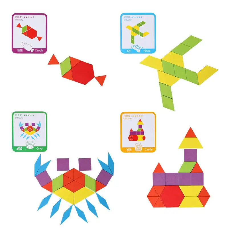 155 pieces wooden shape jigsaw puzzle jigsaw puzzle