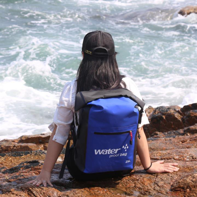 Roll-Top Backpack for Outdoor Hiking and Travel