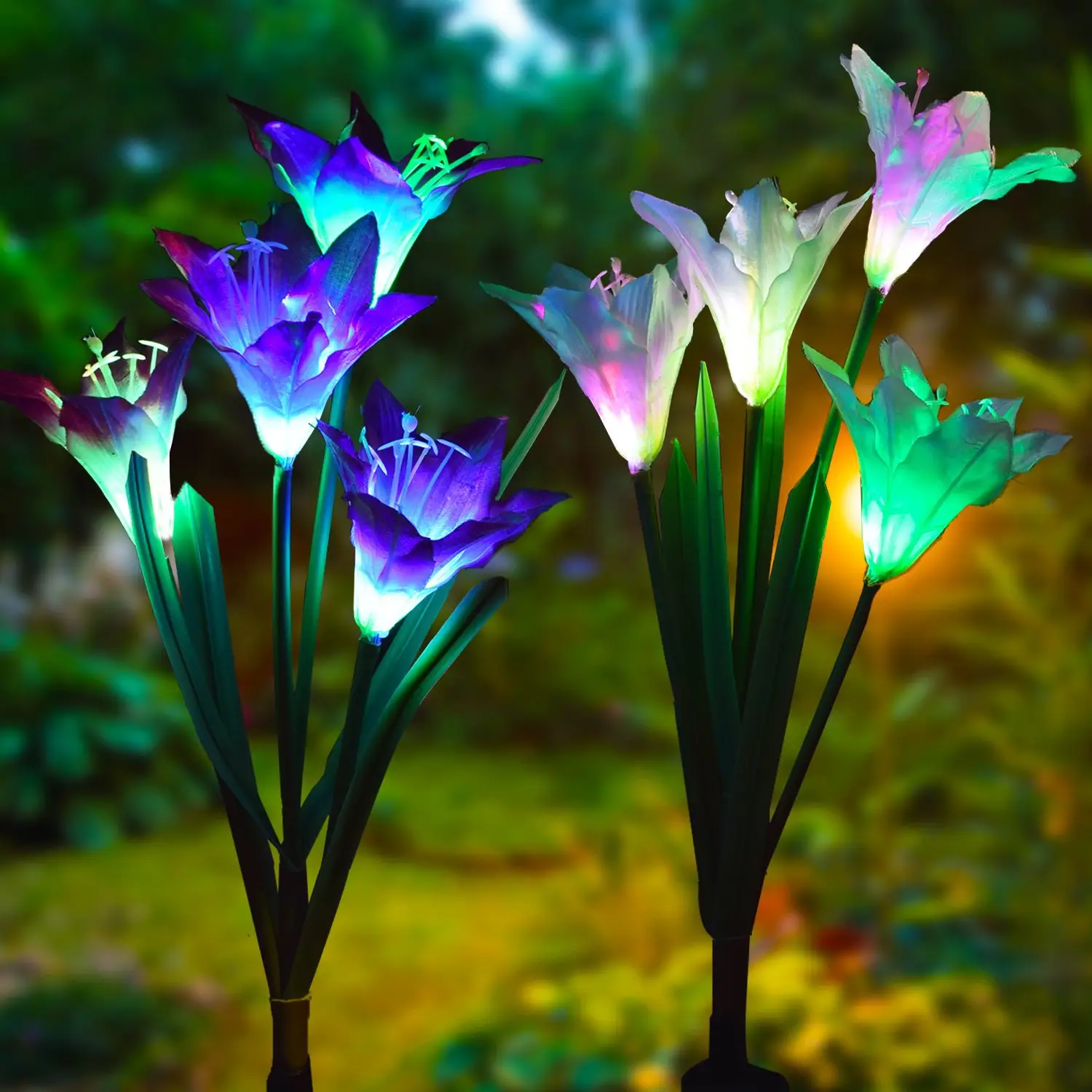 Outdoor Solar Garden Light Waterproof 7 LED