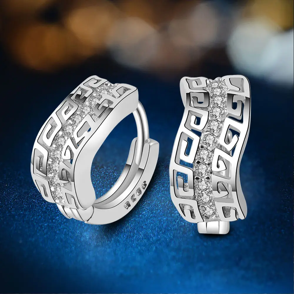 Super Single Row Diamond Earrings
