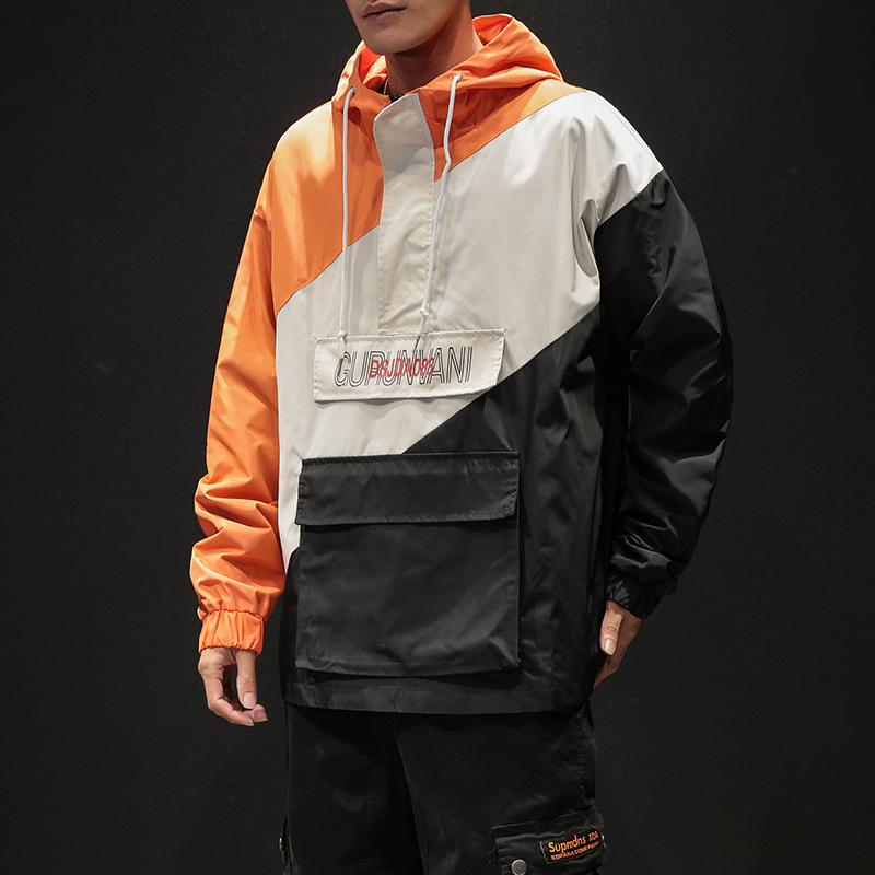 Casual hooded loose jacket