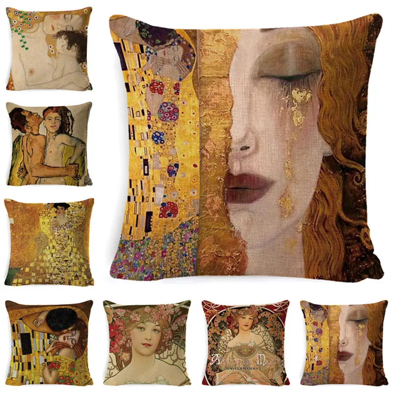 Couple Smoking Picture Pillow Cushion