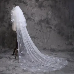 Bridal gown wedding veil - Beige - View 1