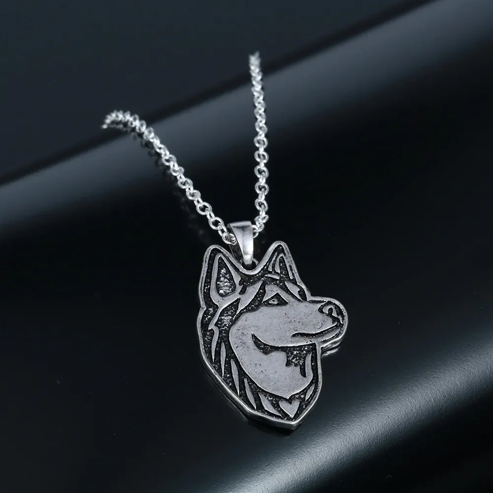 Husky Pendant - Silver
