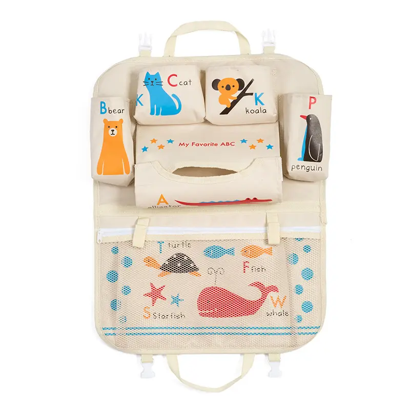 Cartoon car storage bag seat hanging
