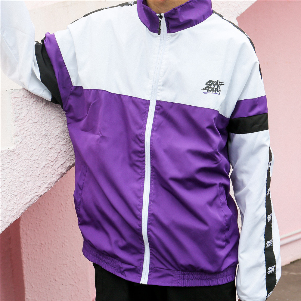 European and American printed loose men's jacket