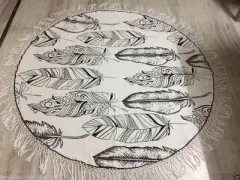 Fashion Beach towel Women Bikini - Feather - View 1
