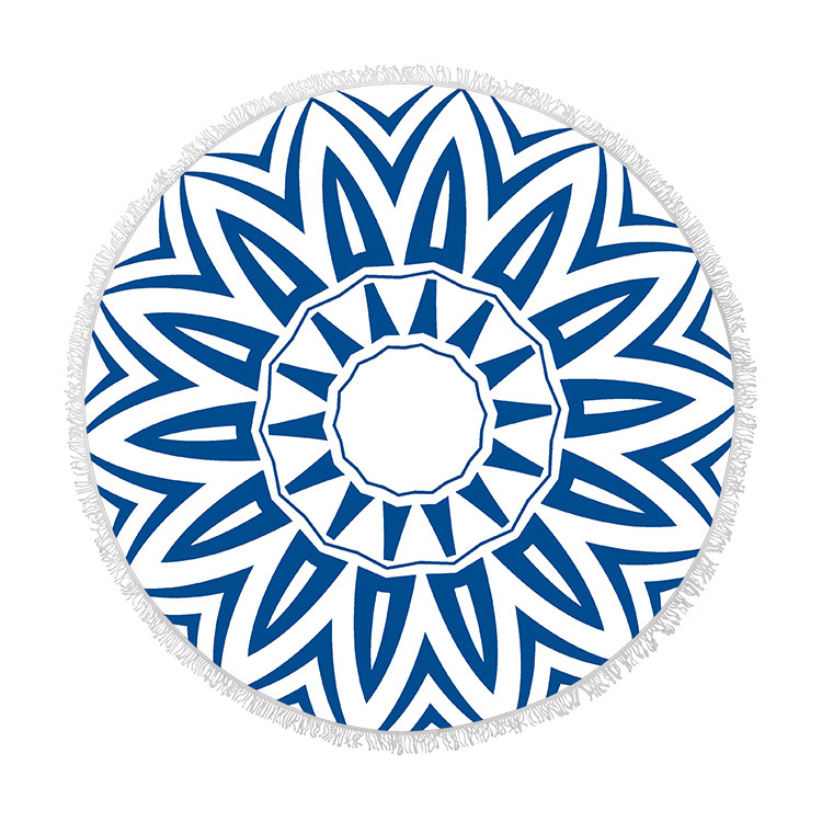 Fringed beach towel round bath towel beach towel - Image 4