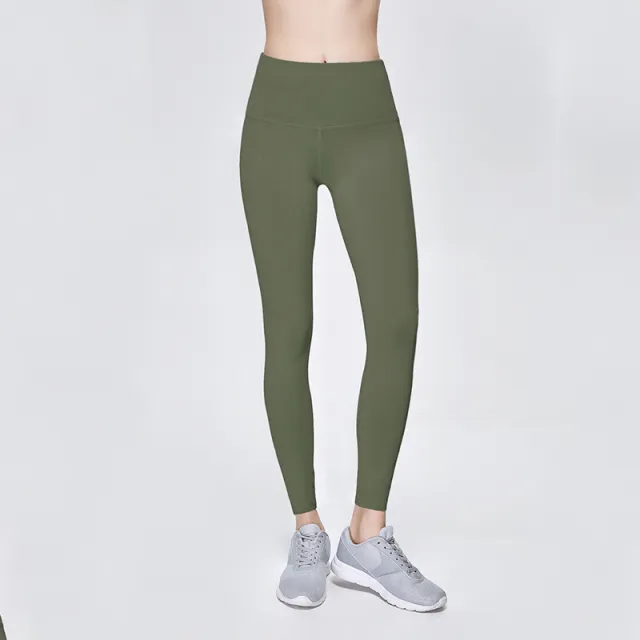 Solid color fitness pants Army Green - Shop at LoveMi