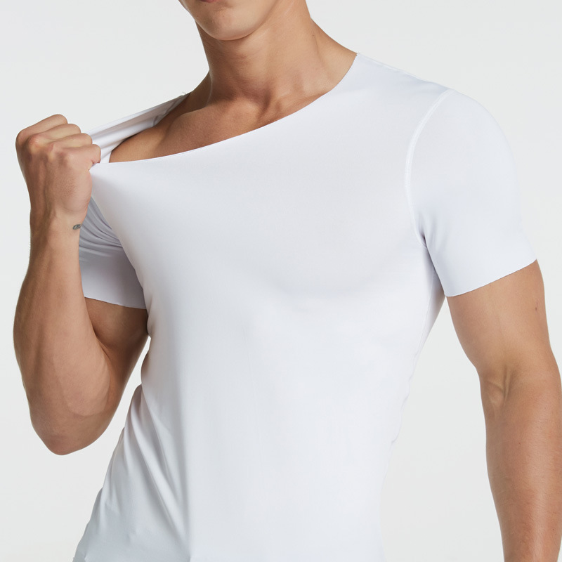 Men's Ice Silk Seamless T-Shirt