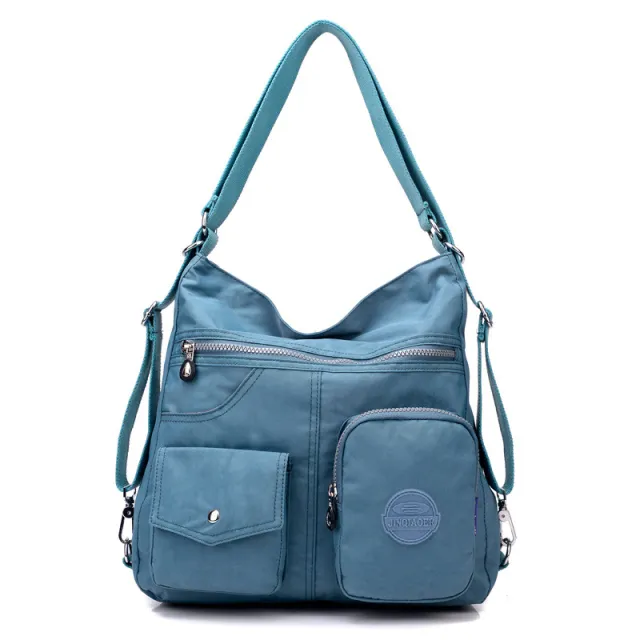 Luxury Handbags Women Bags Designer Waterproof Bylon Cloth Crossbody Bags For Women Large Capacity Lady Shoulder Bag Tote Gray - Shop at LoveMi