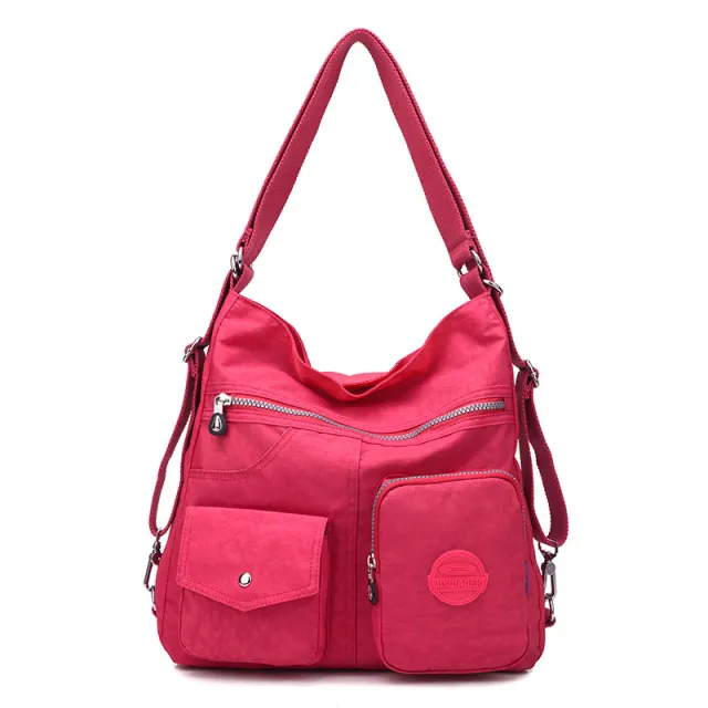 Luxury Handbags Women Bags Designer Waterproof Bylon Cloth Crossbody Bags For Women Large Capacity Lady Shoulder Bag Tote Rose - Shop at LoveMi