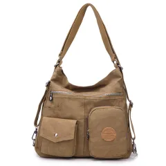 Luxury Handbags Women Bags Designer Waterproof Bylon Cloth Crossbody Bags For Women Large Capacity Lady Shoulder Bag Tote - Beige - View 1