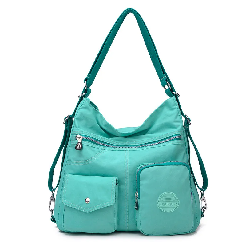 Luxury Handbags Women Bags Designer Waterproof Bylon Cloth Crossbody Bags For Women Large Capacity Lady Shoulder Bag Tote - Green