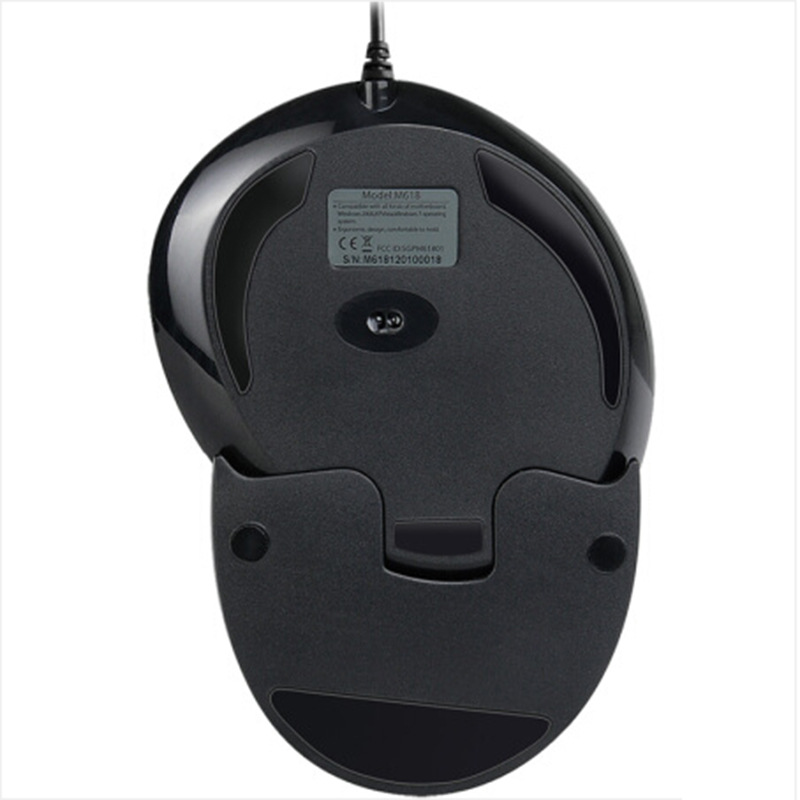 Wired vertical mouse side pressure button