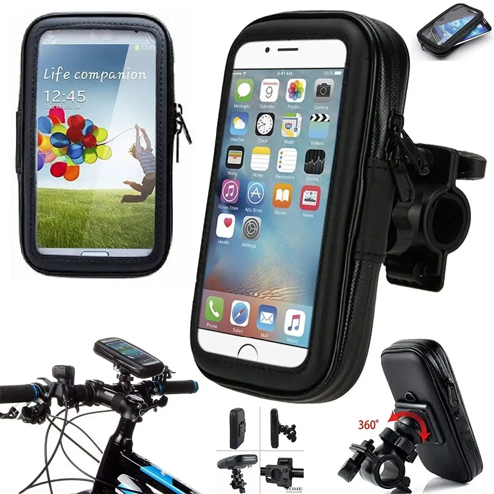 Untoom Bicycle Motorcycle Phone Holder Waterproof Bike