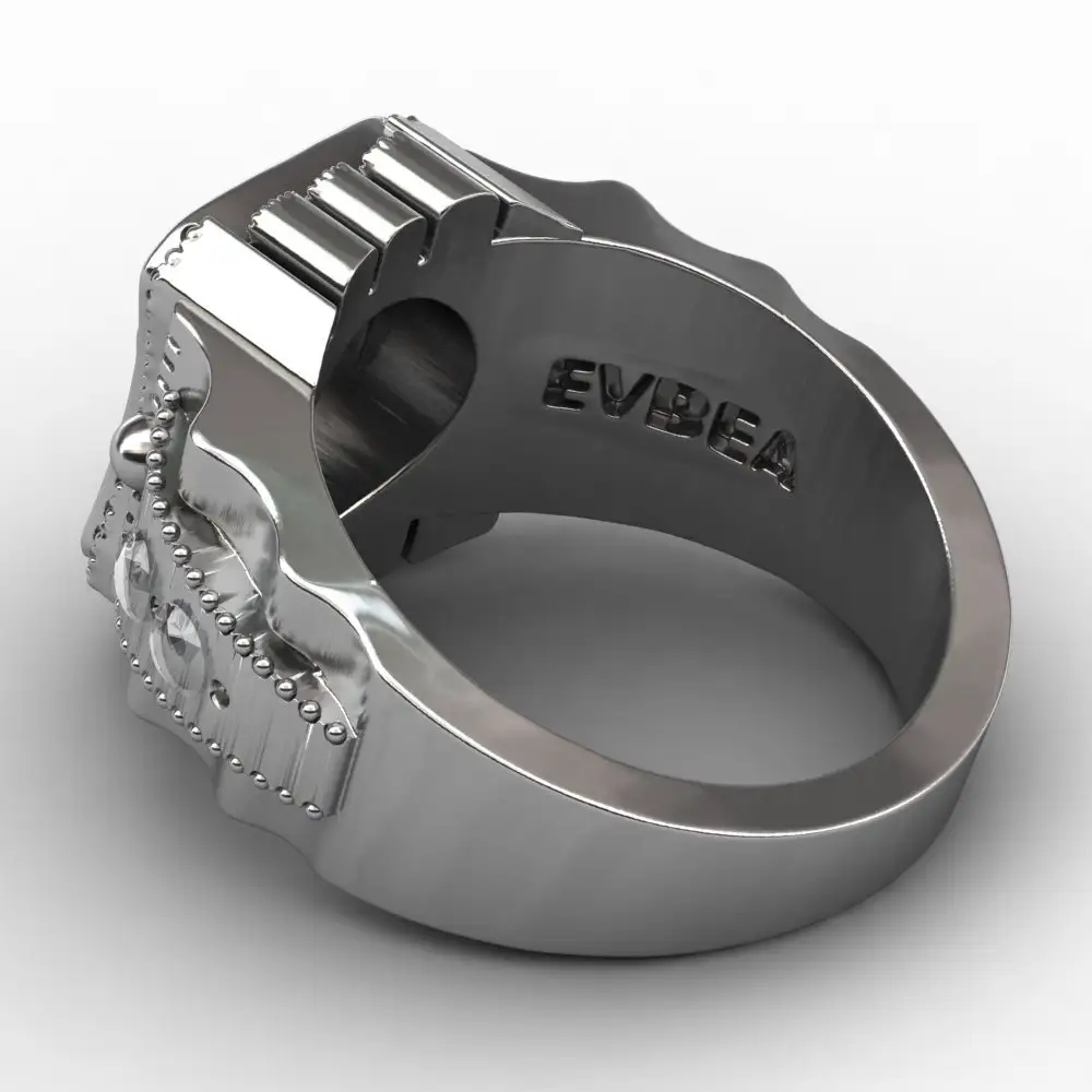 SKULL PUNK STAINLESS STEEL RING