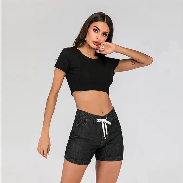 Lantern jeans - Shortsblack
