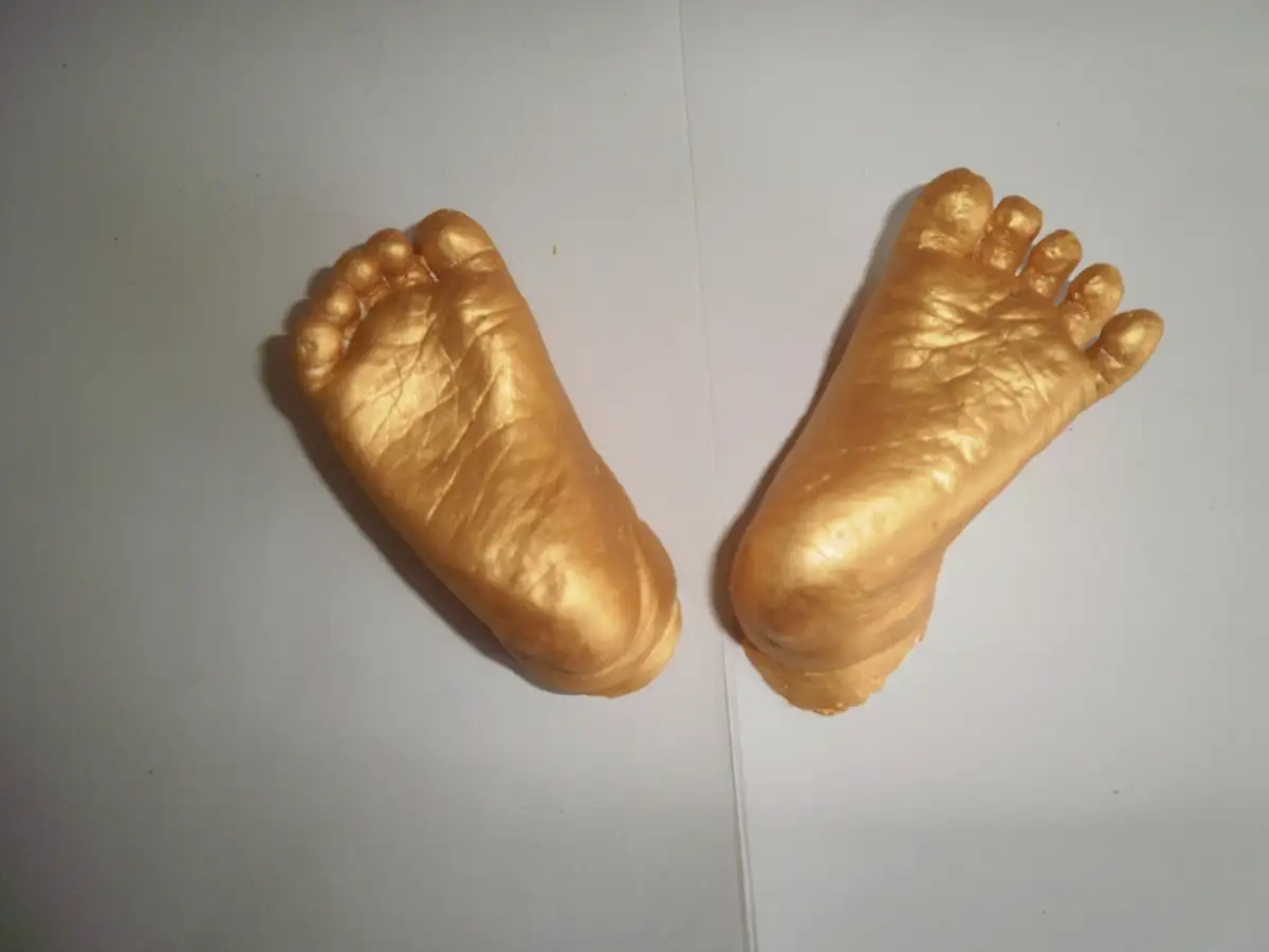 Long powder three-dimensional hand mold