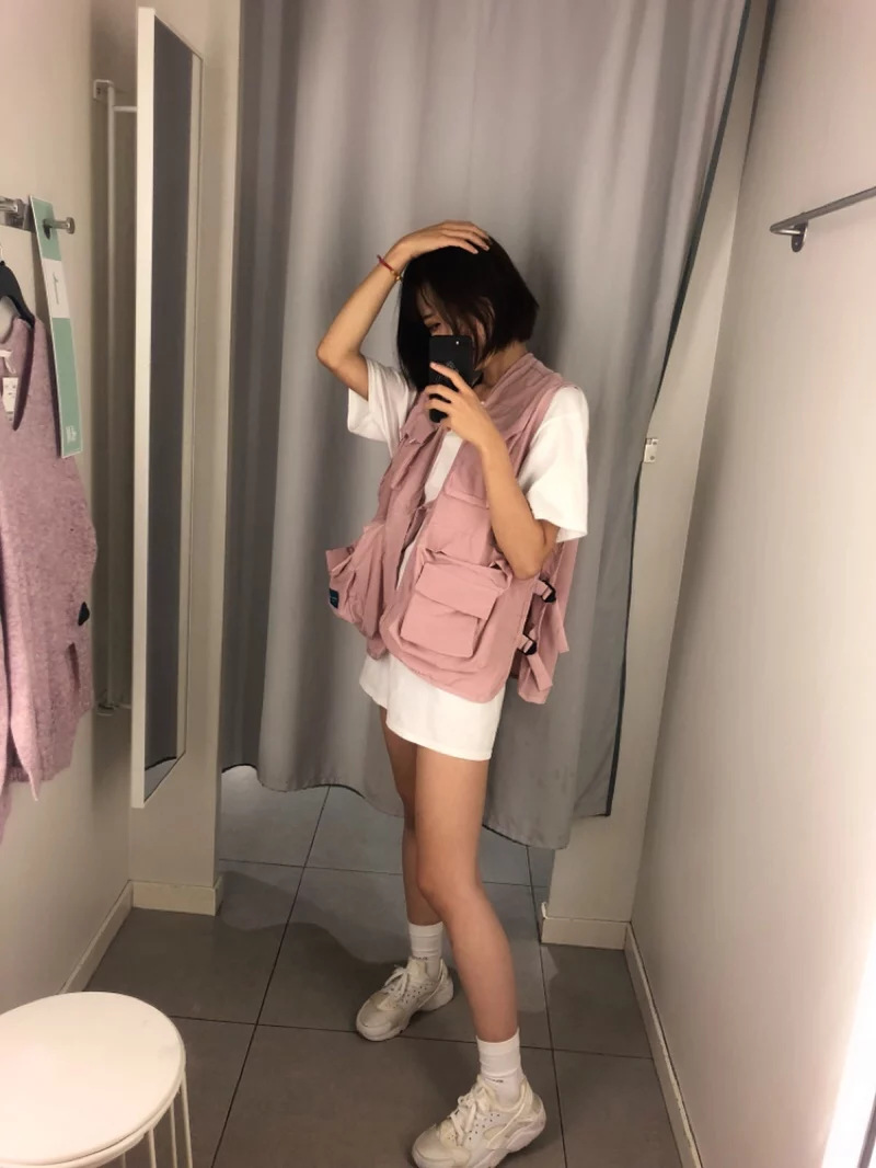 Military functional tactical secondary  vest multi-pocket tooling vest