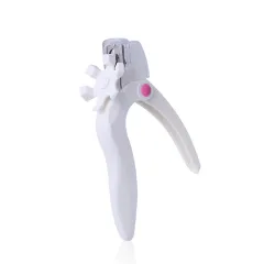 Nail Art Scissors False Nail Tips Edge Cutter - White - View 1