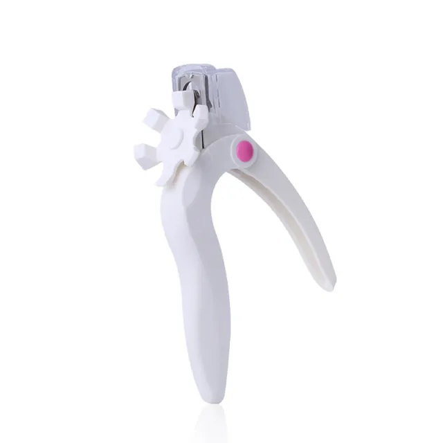 Nail Art Scissors False Nail Tips Edge Cutter White - Shop at LoveMi