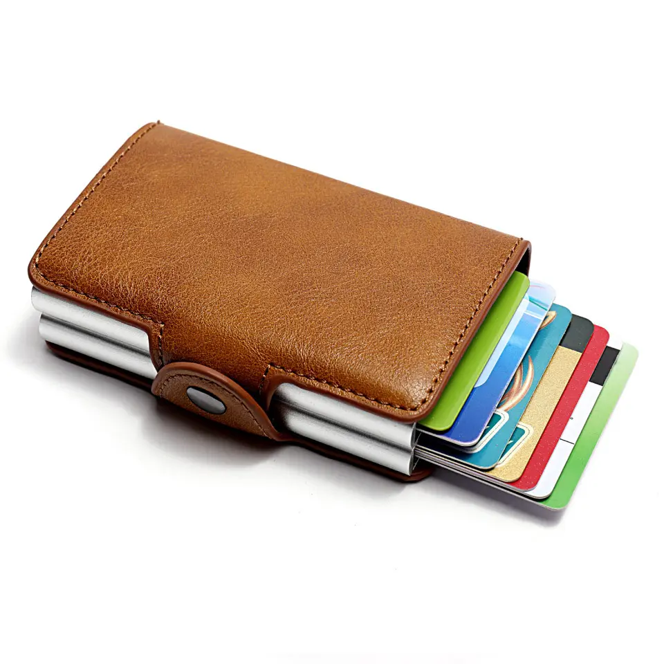 Aluminum PU Wallet