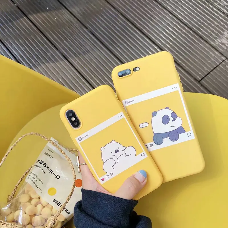 Compatible with Cute Little Panda Phone Case