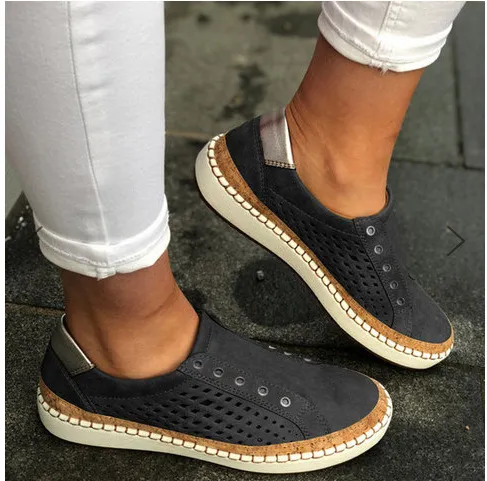 Hollow hole sneakers Black - Shop at LoveMi