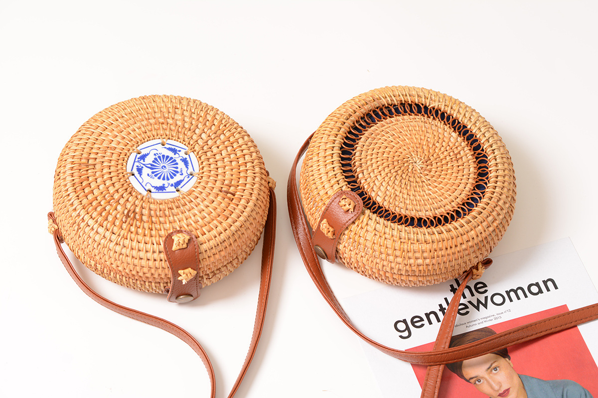 Rattan ins mini bag hollow bag