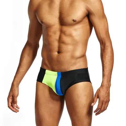 Color Matching Triangle Swim Trunks
