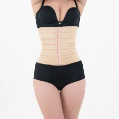 Sexy Slimming Waist Trainer Shapers Weight Loss Anti Cellulite Waist Corset Face Slimer Belt Body Shaper Waist Strap Modeling - Khaki - View 1