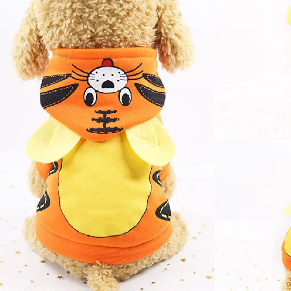 Two-legged Cotton Coat Cartoon Transformed Into Small