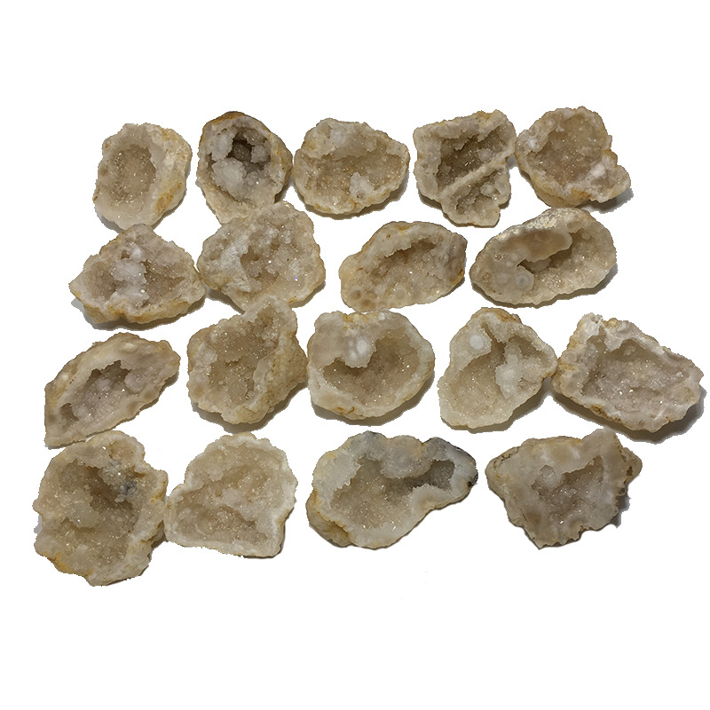 Raw Crystal Quartz Cluster Geode (8 9CM)