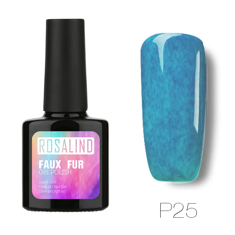 Nail rubber fur polish