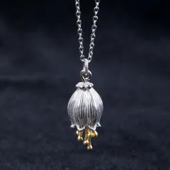 S925 silver flower pendant - 925 Silver - View 1