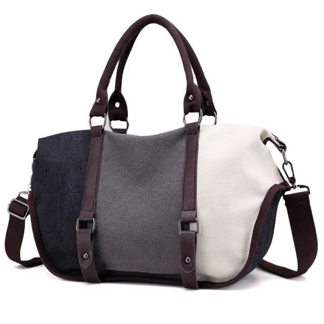 Canvas handbag Gray - Shop at LoveMi