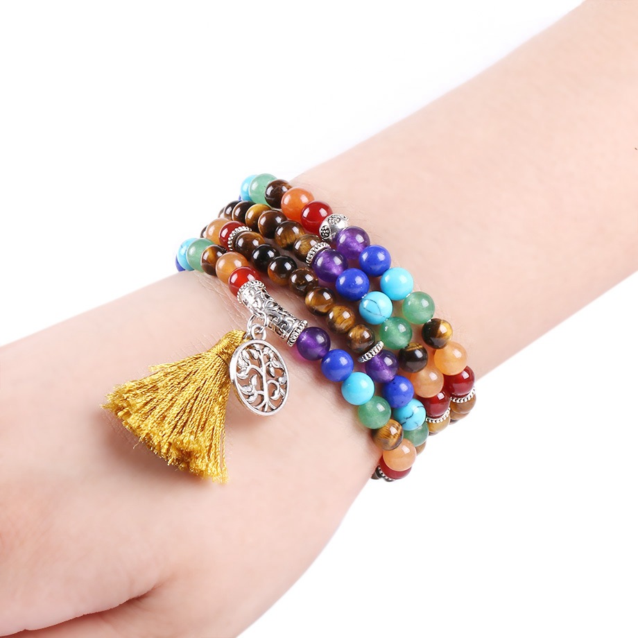 6mm handmade beaded bracelet