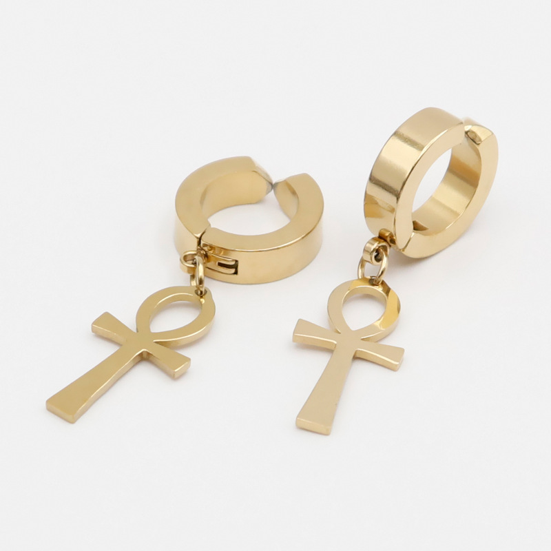 Stainless steel cross ear clip